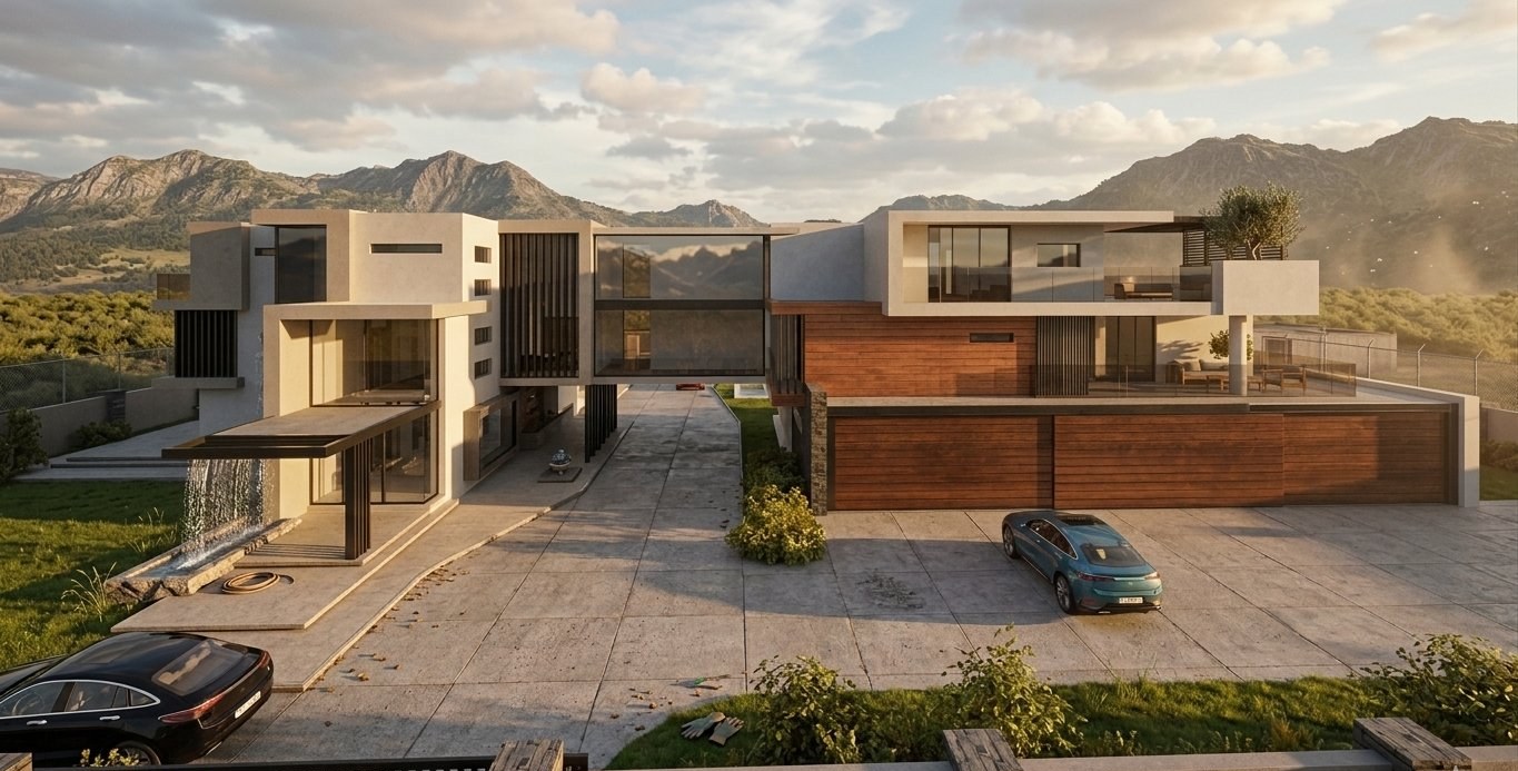 KNE Residence — entry approach